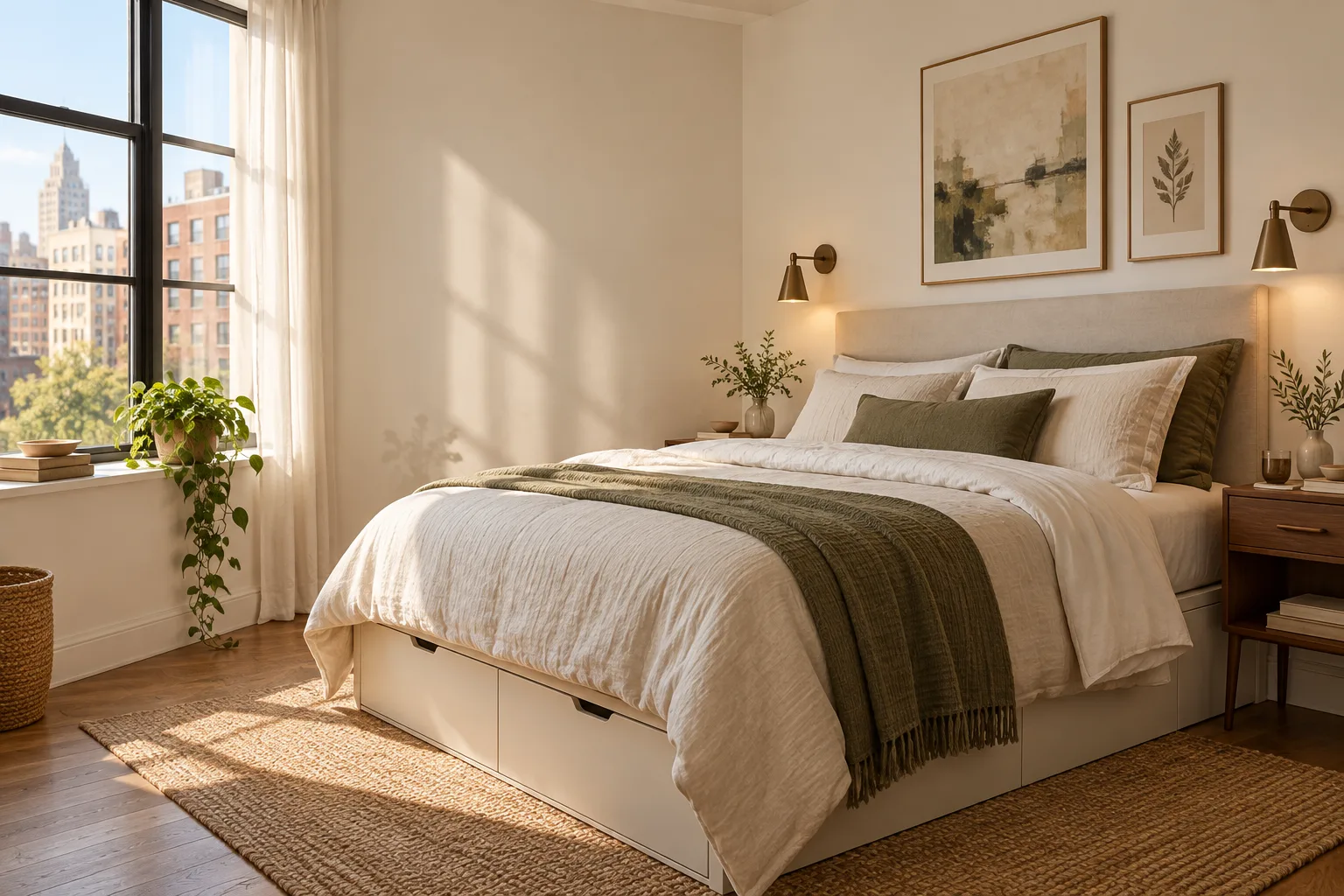 Illustrative compact home interior